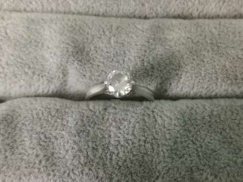 DISCOUNT!!! Silver Solitaire Ring