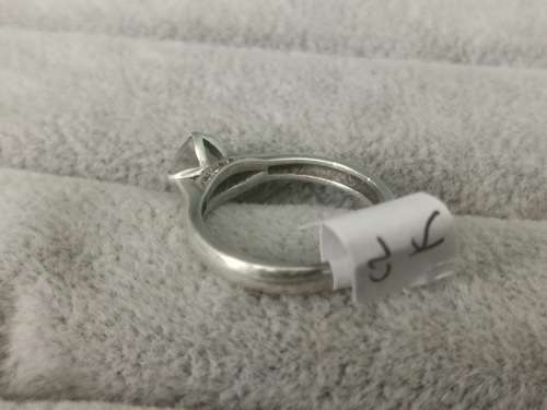 DISCOUNT!!! Silver Solitaire Ring