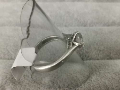 DISCOUNT!!! Silver Solitaire Ring