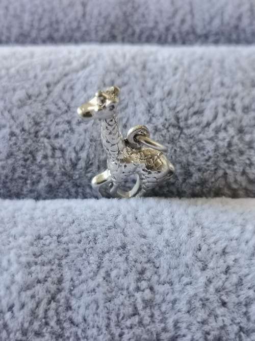 DISCOUNT!!! Silver Giraffe Charm
