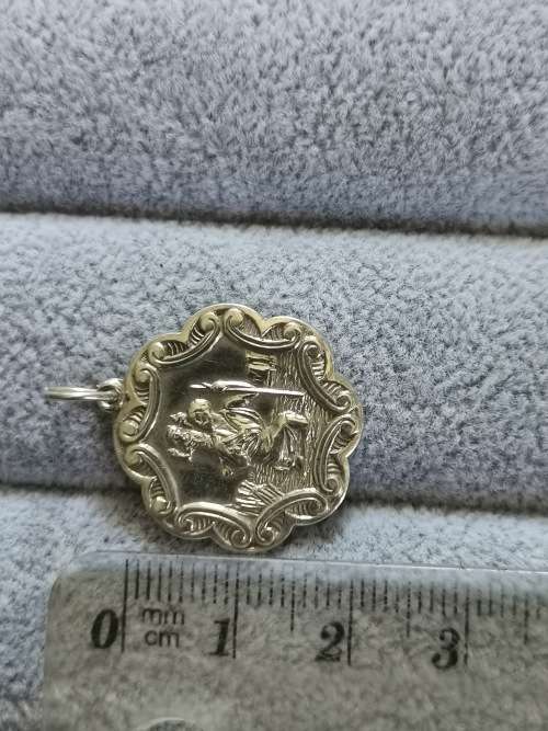 Silver St. Christopher Pendant