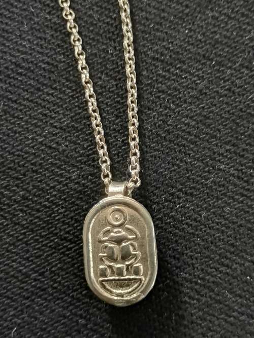 DISCOUNT!!! Silver Scarab Necklace