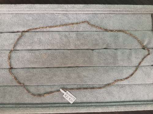 5ct Gold Figaro Chain