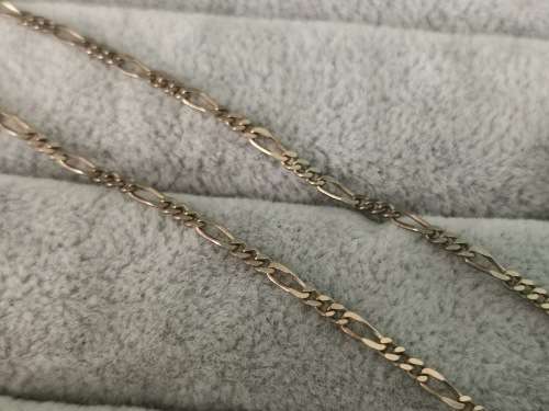 5ct Gold Figaro Chain