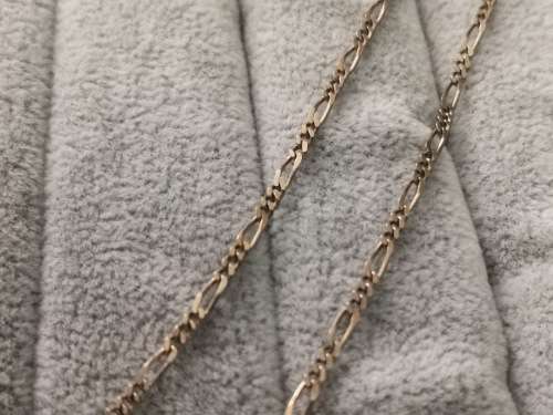 5ct Gold Figaro Chain