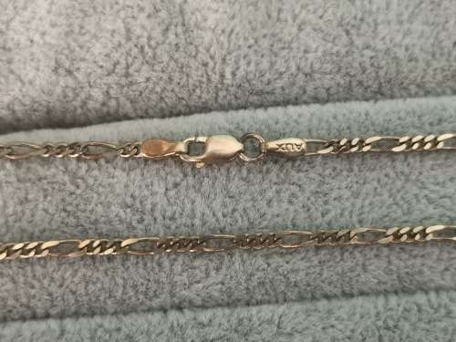 5ct Gold Figaro Chain