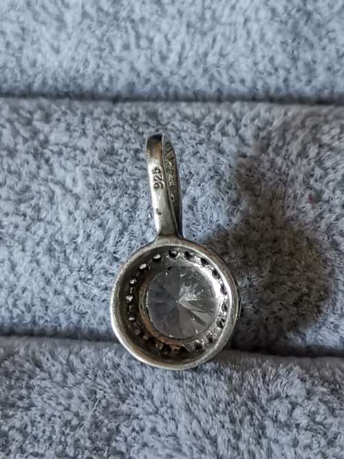 Dazzling Silver Pendant