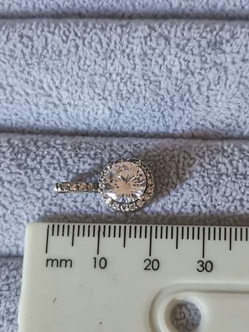 Dazzling Silver Pendant