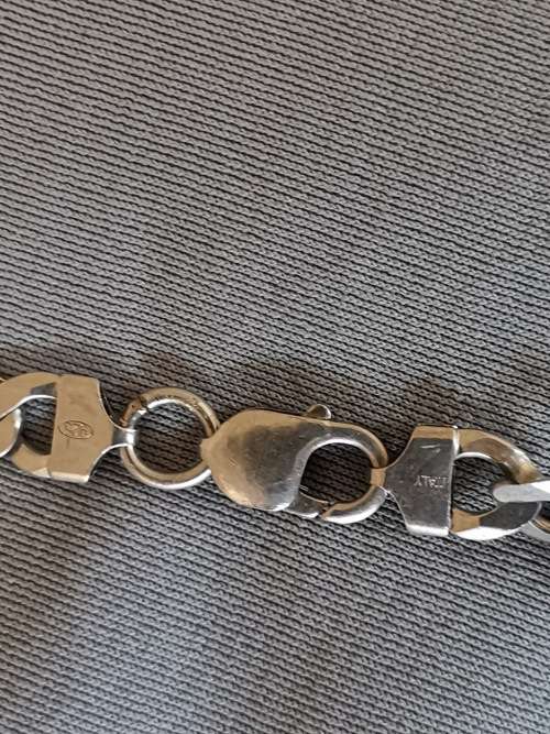 Silver Curb Chain