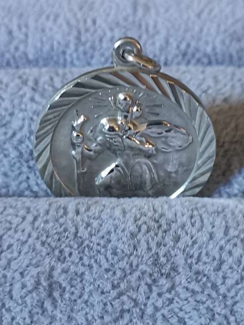 Silver St. Christopher Pendant
