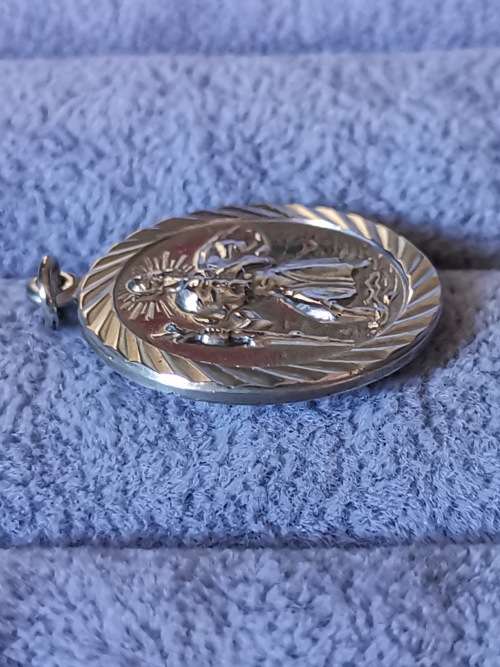 Silver St. Christopher Pendant