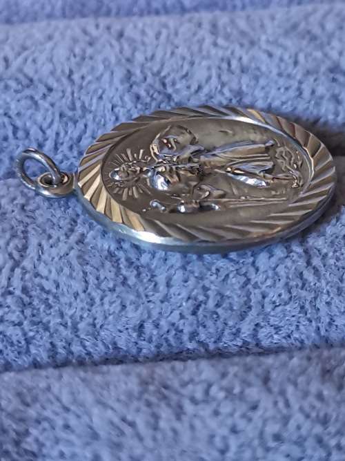 Silver St. Christopher Pendant