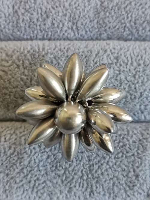 Silver Flower Ring