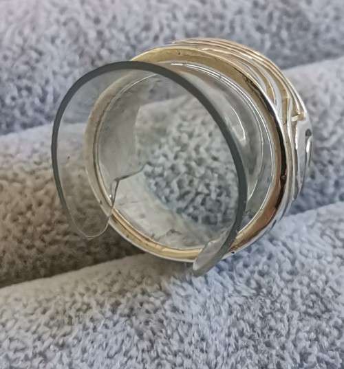DISCOUNT!!! Patterned Silver Ring