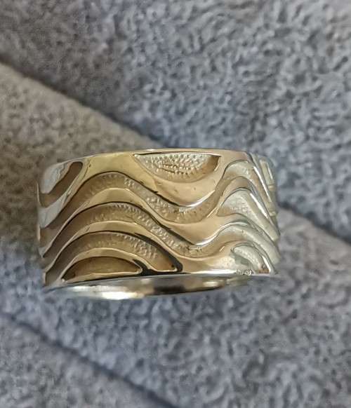 DISCOUNT!!! Patterned Silver Ring