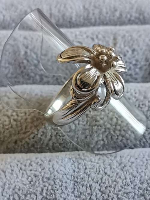 DISCOUNT!!! Silver Flower Ring