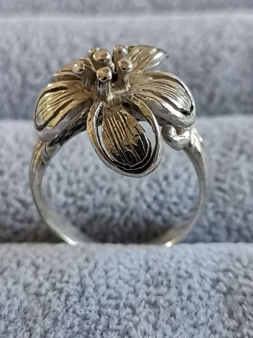 DISCOUNT!!! Silver Flower Ring