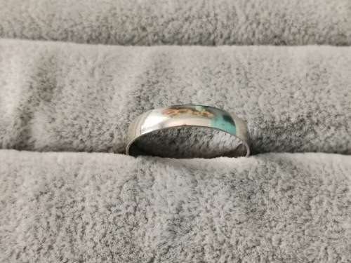 9ct Gold White Gold Ring
