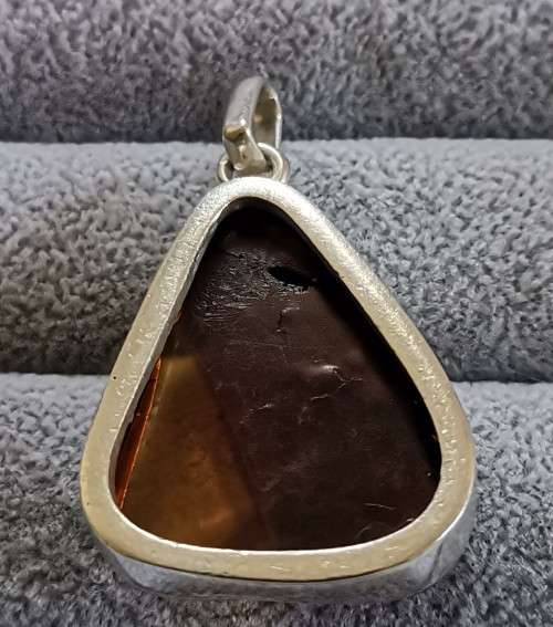 DISCOUNT!!! Silver Amber Pendant
