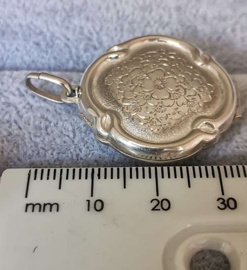 Detailed Silver Locket