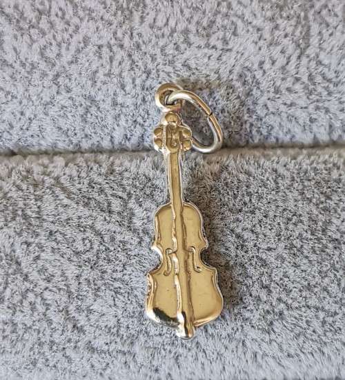 DISCOUNT!!! Silver Violin Pendant