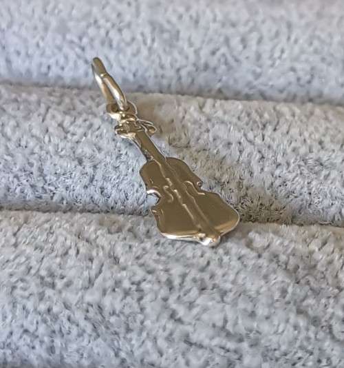 DISCOUNT!!! Silver Violin Pendant