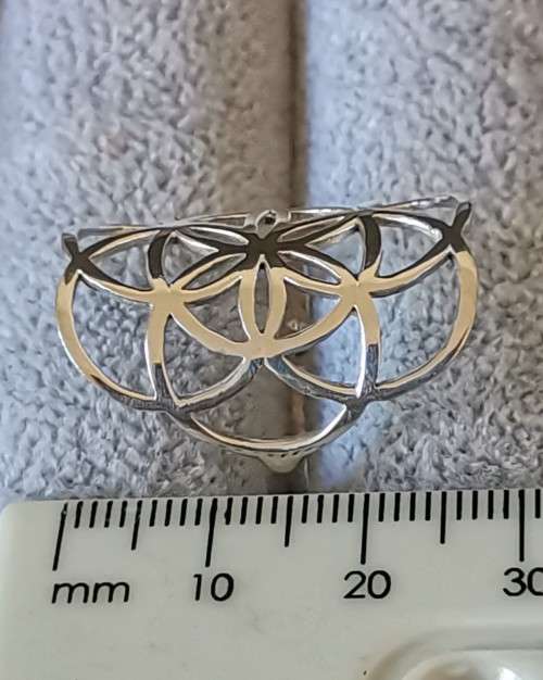DISCOUNT!!! Silver Mandala Ring