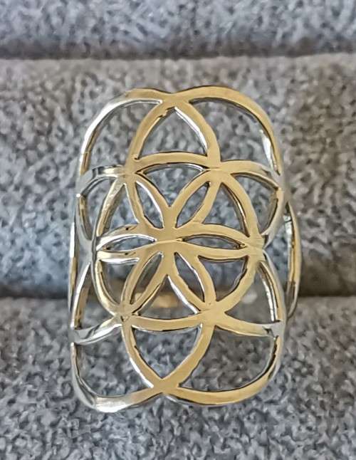 DISCOUNT!!! Silver Mandala Ring