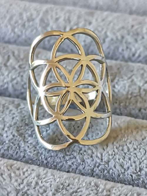 DISCOUNT!!! Silver Mandala Ring