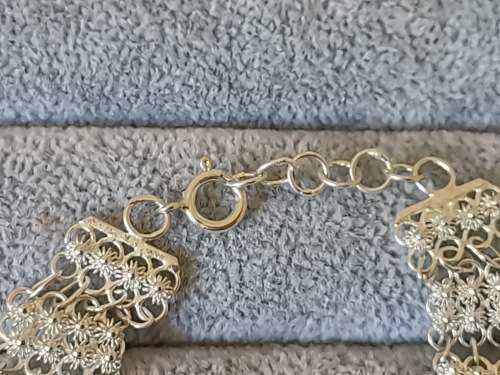 DISCOUNT!!! Detailed Silver Bracelet