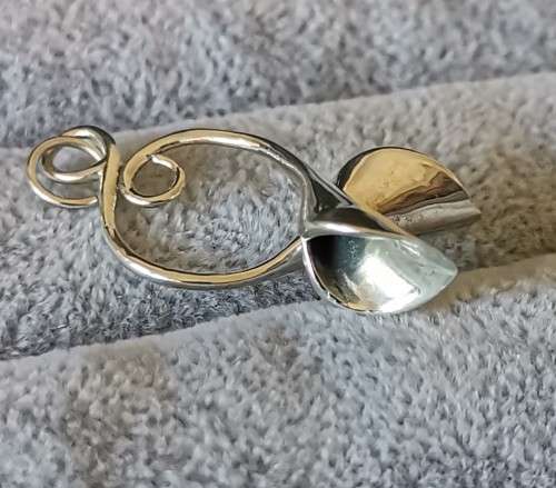 DISCOUNT!!! Silver Arum Lilly Pendant