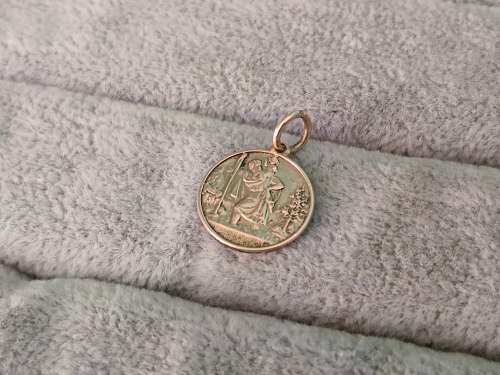 9ct Gold St. Christopher Pendant