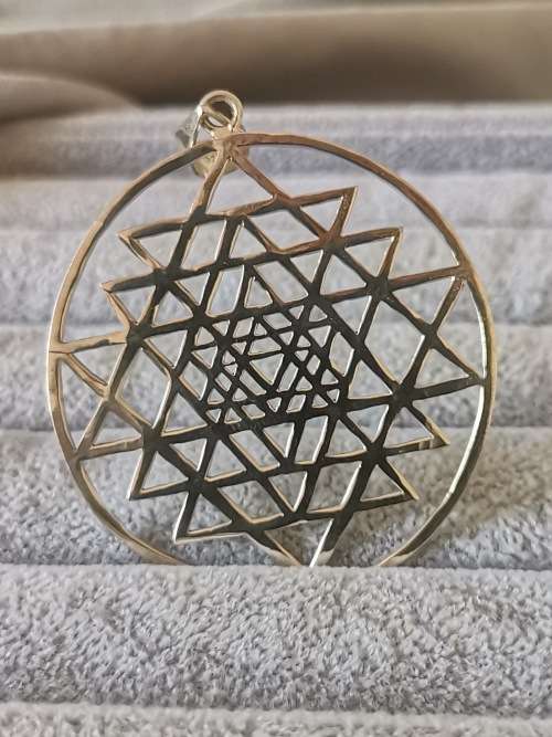 DISCOUNT!!! Silver Sri Yantra Pendant