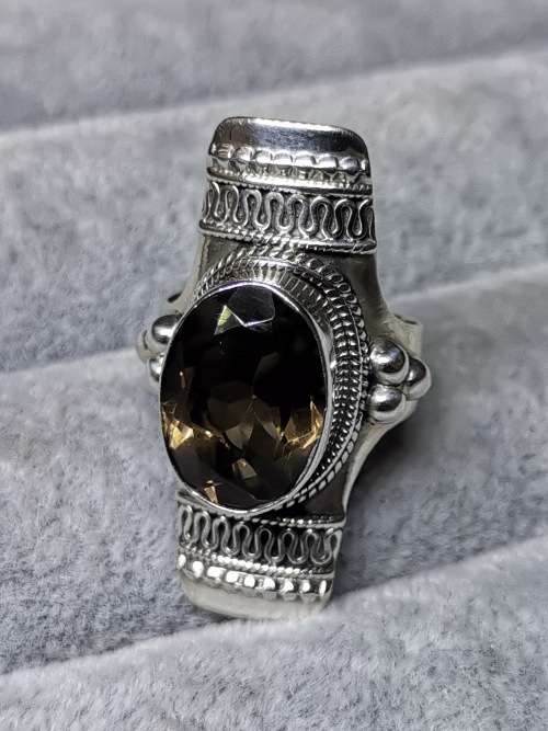 DISCOUNT!!! Silver Pargasite Ring