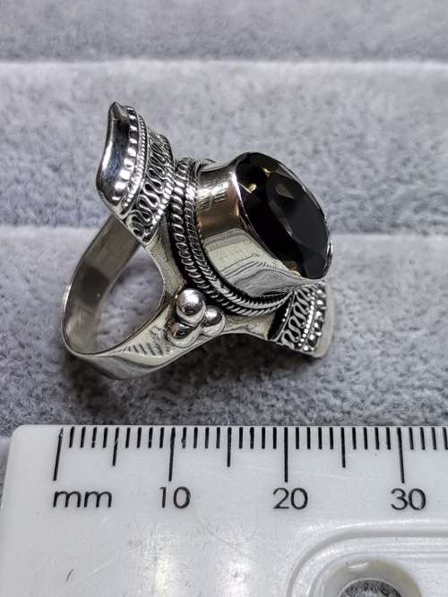 DISCOUNT!!! Silver Pargasite Ring