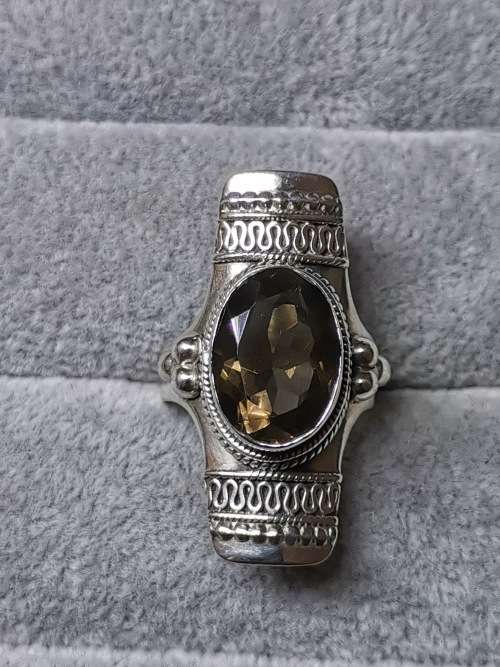 DISCOUNT!!! Silver Pargasite Ring
