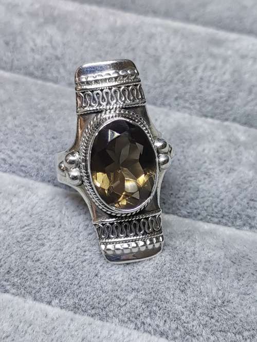DISCOUNT!!! Silver Pargasite Ring