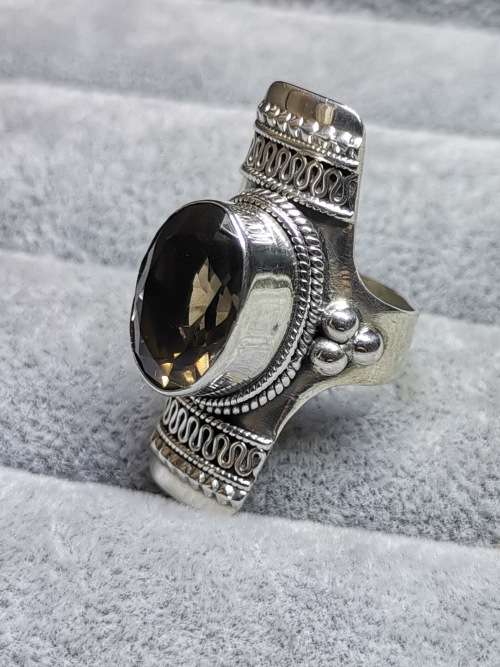 DISCOUNT!!! Silver Pargasite Ring