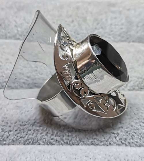 DISCOUNT!!! Silver Pargasite Ring