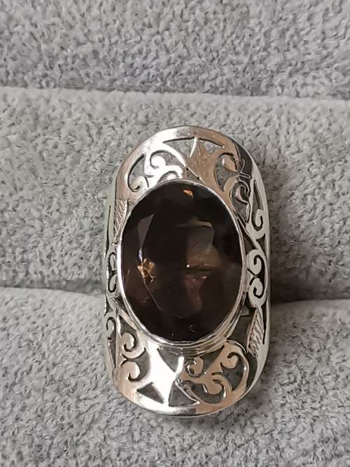 DISCOUNT!!! Silver Pargasite Ring