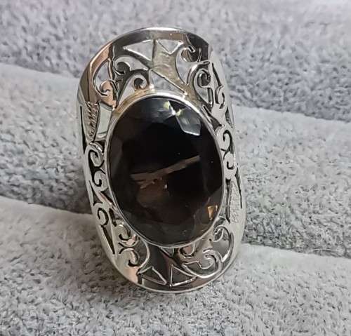 DISCOUNT!!! Silver Pargasite Ring