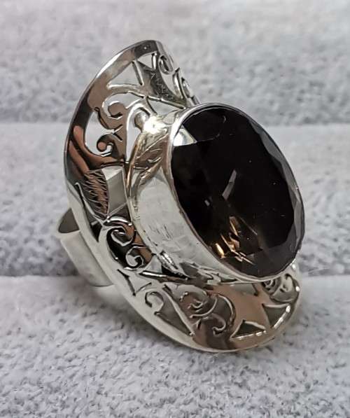 DISCOUNT!!! Silver Pargasite Ring