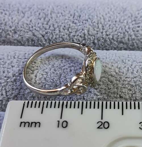 Silver Opal Ring