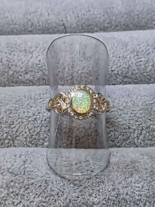 Silver Opal Ring