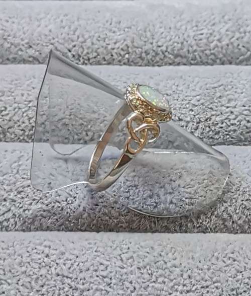 Silver Opal Ring