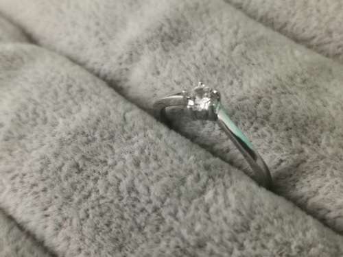 DISCOUNT!!! Silver Solitaire Ring