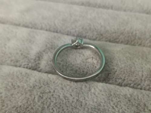 DISCOUNT!!! Silver Solitaire Ring