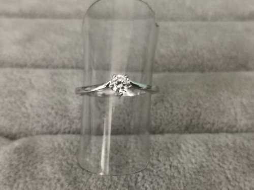 DISCOUNT!!! Silver Solitaire Ring