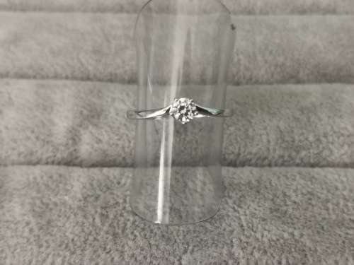DISCOUNT!!! Silver Solitaire Ring