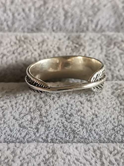DISCOUNT!!! Silver Feather Ring